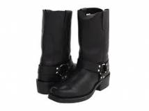 Black Harness Boots for Men