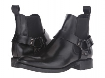 Black Harness Chelsea Boots for Men