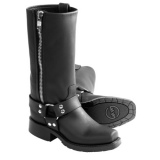 Double H Black Harness Boots for Men