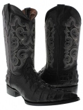 Black Pointed Toe Cowboy Boots