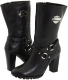 Ladies motorcycle boots with heels