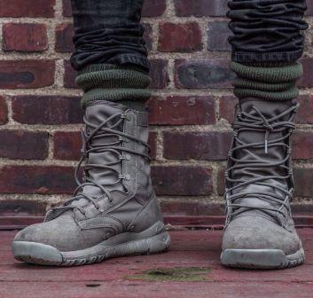 nike military boots sage green