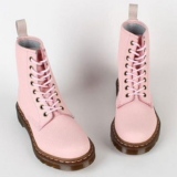 Baby Pink Combat Boots
