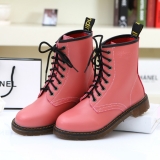 Women's Pink Combat Boots for Winters