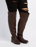 Knee High Boots for Plus Size Calves