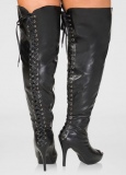 Knee High Heel Boots Plus Size