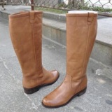 Plus Size Tan Knee High Boots