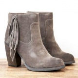 SBICCA Fringe Ankle Boots for Women