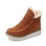 Slip on Ankle Snow Booties Womens