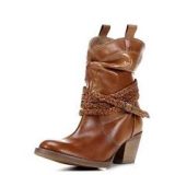 Dingo Twisted Sister Women's Slouch Western Ankle Boots