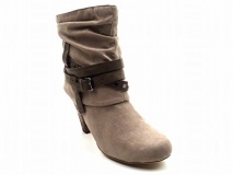 Suede Slouch Ankle Boots