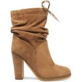 Tan Slouch Ankle Boots