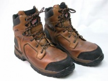Steel Toe Leather Work Boots for Men