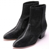 Ankle Stingray Skin Boots