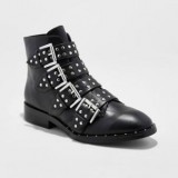Studded Combat Boots