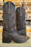 Corral Overlay Studded Cowgirl Boots