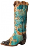 Embossed Studded Cowgirl Boots