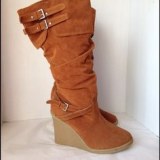 Cute Tall Wedge Boots