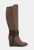 Ladies Wedge Tall Boots