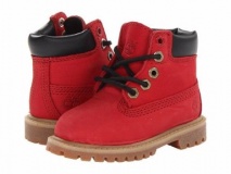 Red Timberland Boots for Kids