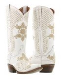 Ivory Wedding Cowgirl Boots