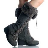 Wedge Fur Boot