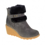 Wedge Fur Boots