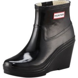 Black Hunter Wedge Rain Boots