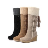 Winter High Wedge Snow Boots for Women