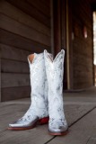 All White Cowgirl Boots