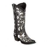 Black and White Cowgirl Boots