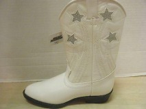 Girls White Cowgirl Boots