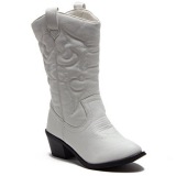 Kids White Cowgirl Boots