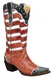 Red and White Cowgirl Boots