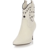 Short White Cowgirl Boots