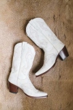 White Cowgirl Boots for Prom