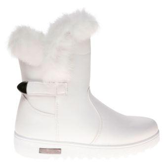 White Fur Boots