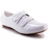 Cute White Leather Nursing Shoes