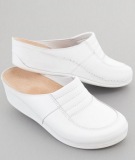 Nursing Shoes White Leather