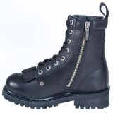 Zipped Logger Boots For Women