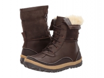 Brown Pull On Snow Boots