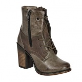 Vintage Distressed Lace Up Boots For Women