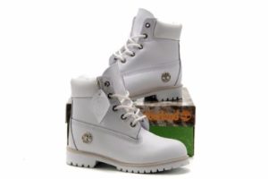 All White Timberland Boots for Kids