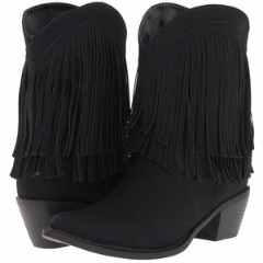 Black Fringe Cowgirl Boots