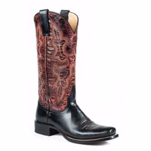 Black and Brown Cowgirl Boots