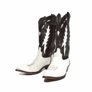 Black and White Cowgirl Boots