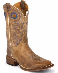 Brown Square Toe Cowgirl Boots