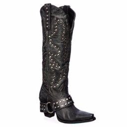 Dressy Black Cowgirl Boots