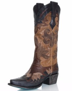 Ladies Black Cowgirl Boots