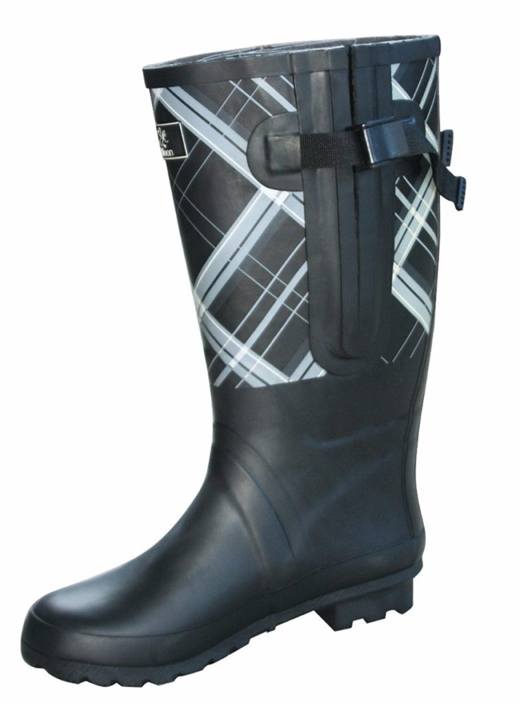 plus size rain boots
